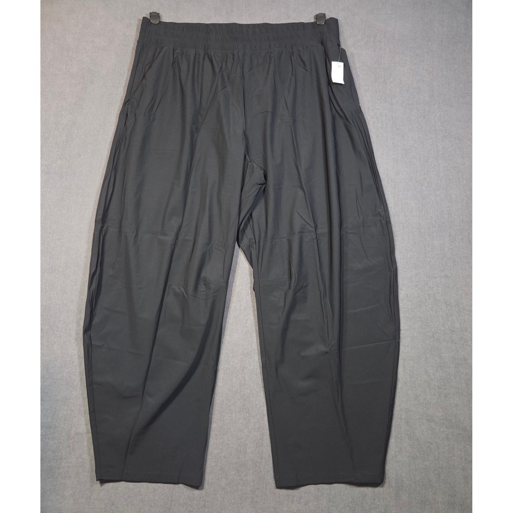 Old Navy SleekTech Pants Womens XL Tall Black High-Rise Go-Dry 662910-00-1